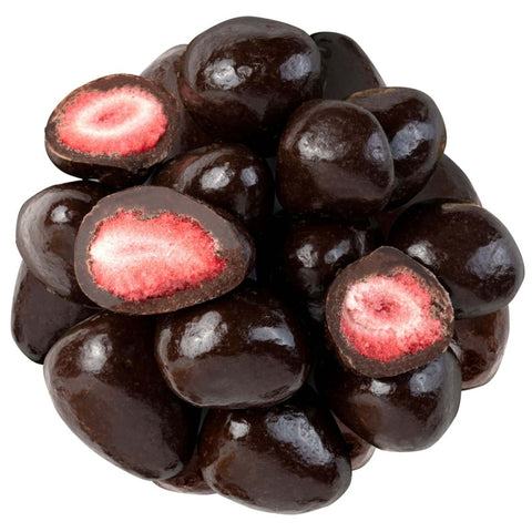Truskawki liofilizowane w gorzkiej czekoladzie 100g