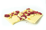 White chocolate with dried fruit